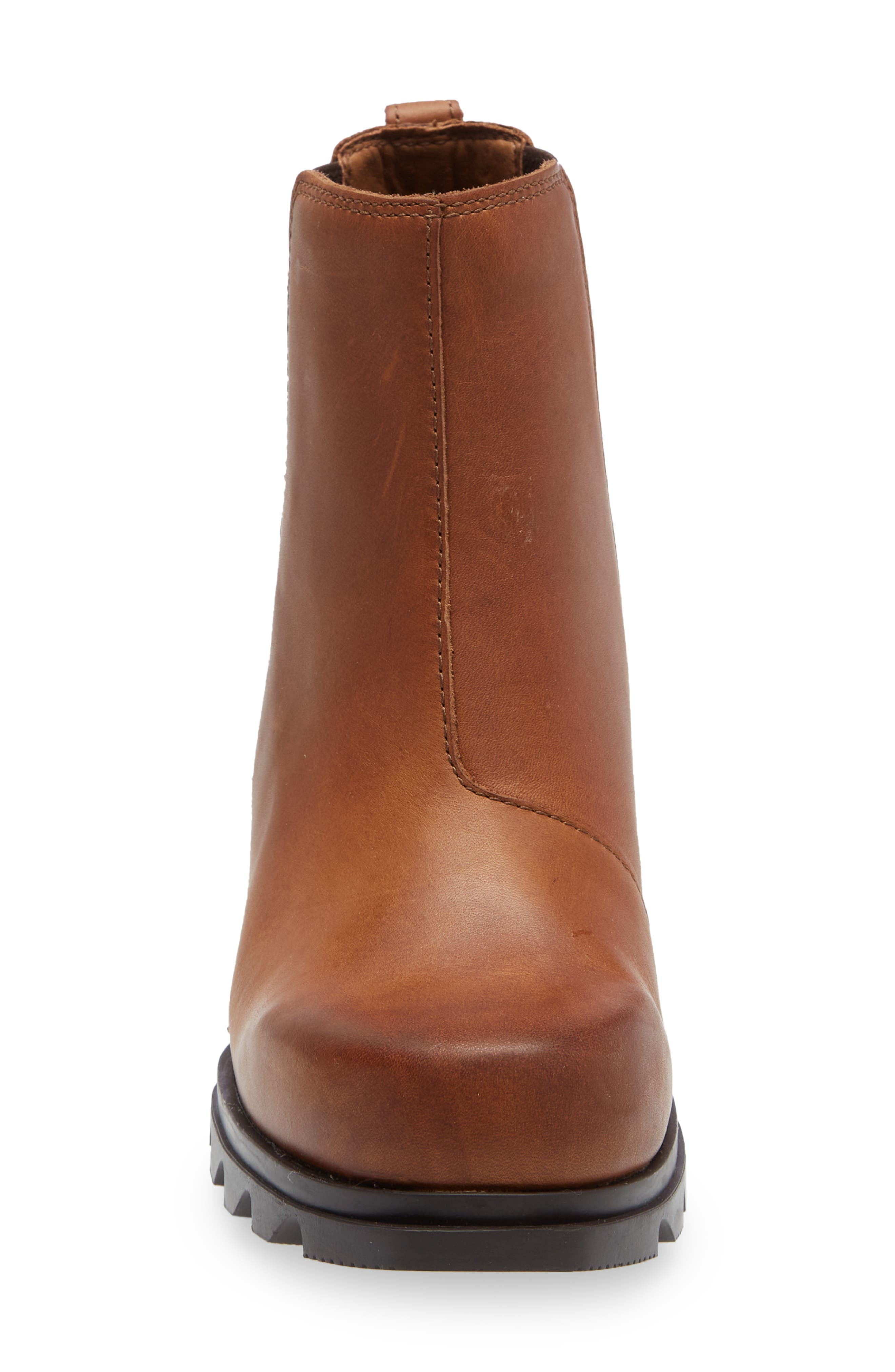 Joan of Arctic III Waterproof Wedge Chelsea Boot, Alternate, color, HAZELNUT/ BLACKENED BROWN