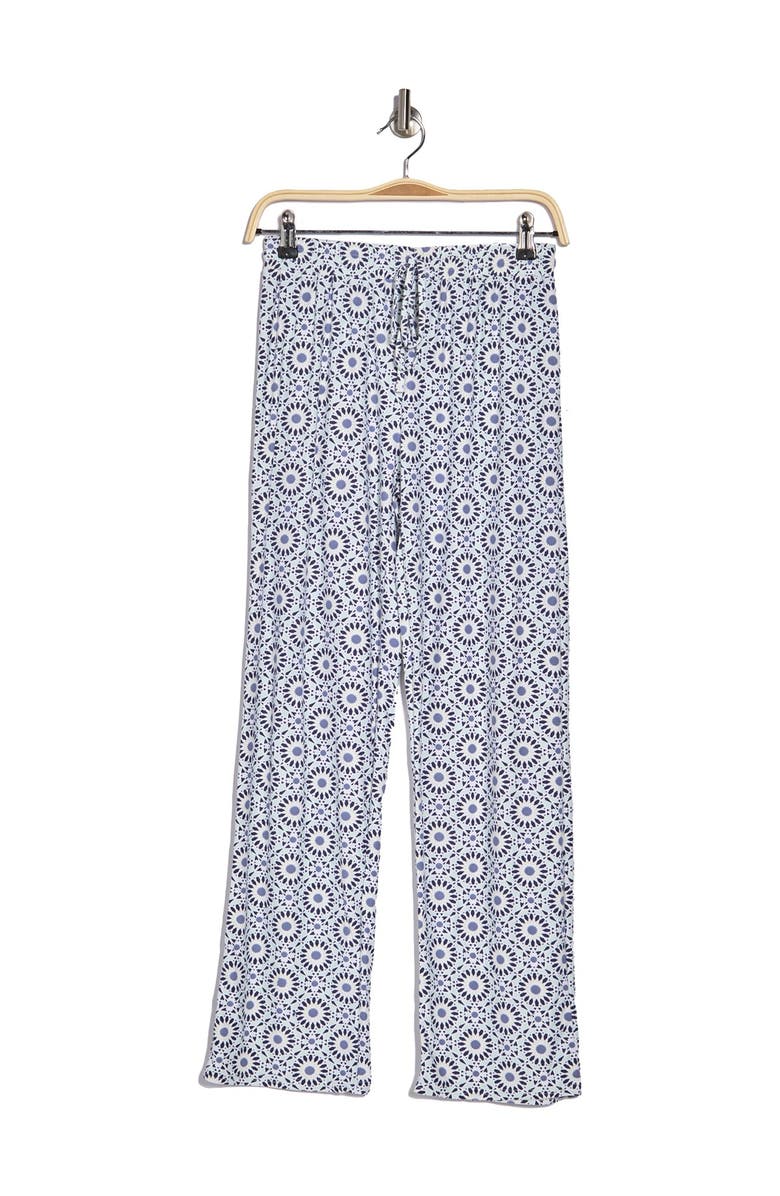 IZOD Printed Drawstring Sleep Pants, Alternate, color,