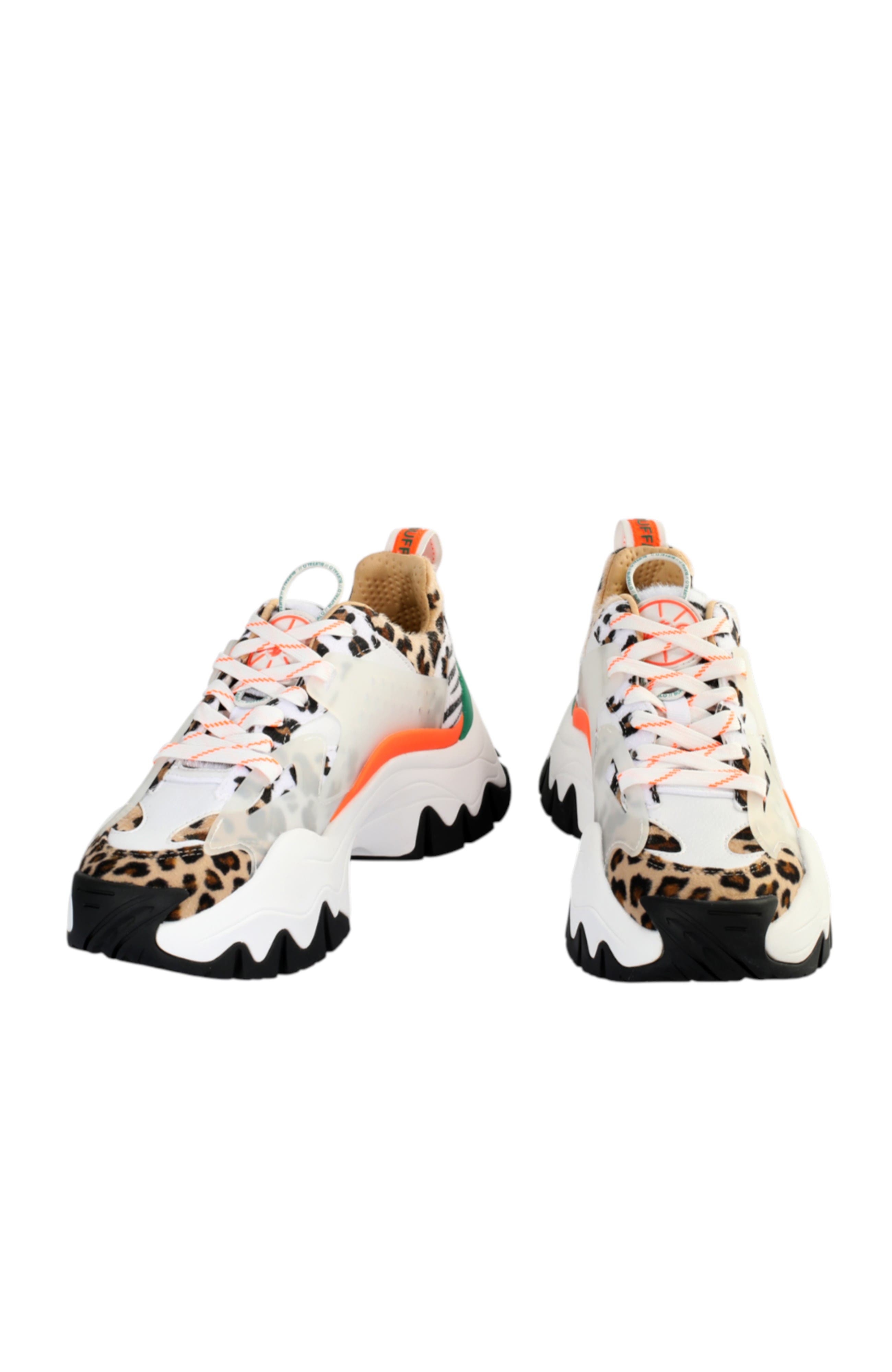 Buffalo Boots Trail Sneaker, Alternate, color, White Animal Mix