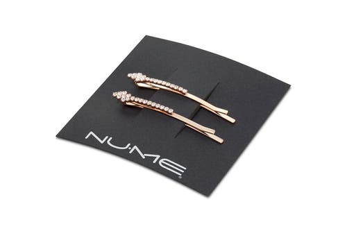 Nume Zig Zag Sparkle Hair Pin In Silver