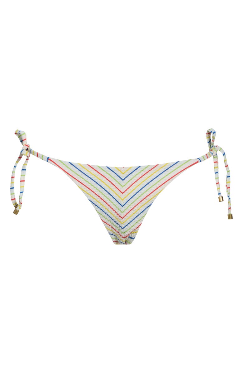 Vitamin A<sup>®</sup> Natalie Milter Side Tie Bikini Bottoms, Alternate, color, Retro Stripe