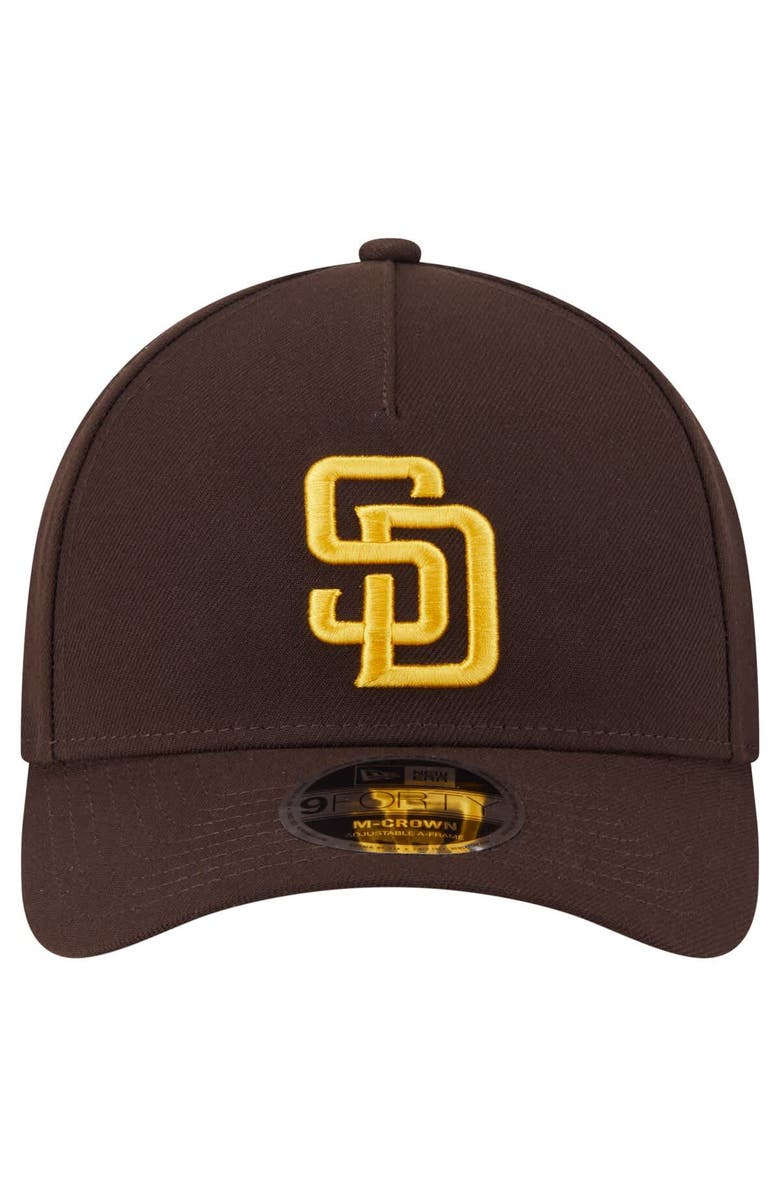New Era Men's New Era Brown San Diego Padres Team 9FORTY Adjustable Hat, Alternate, color, Brown