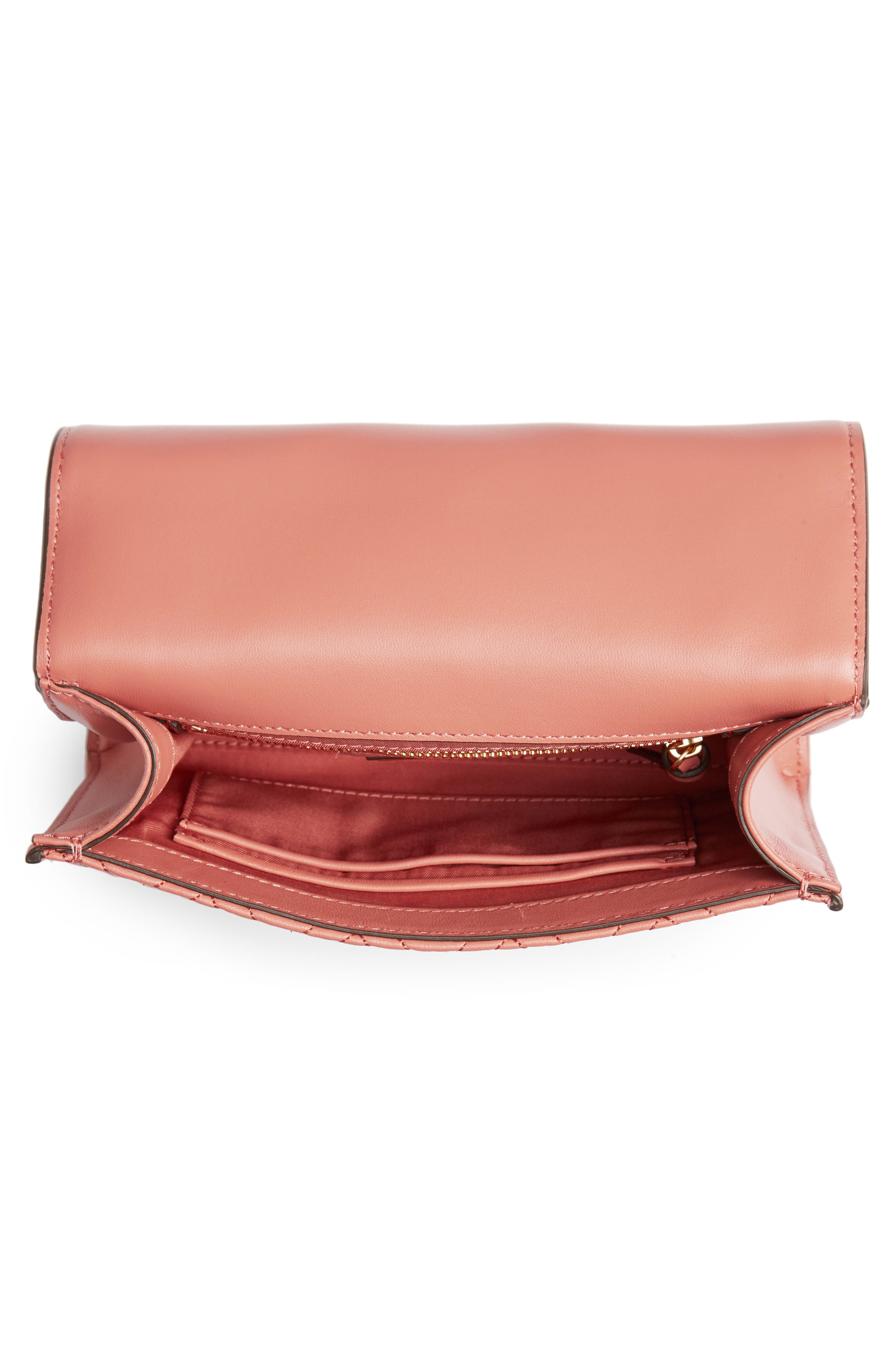 Small Fleming Quilted Lambskin Leather Convertible Shoulder Bag, Alternate, color, TRAMONTO