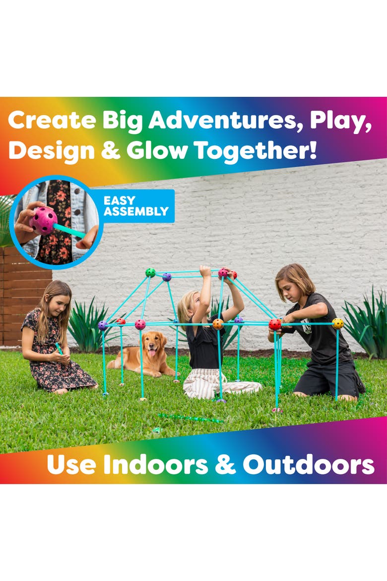 Forts Rainbow Construction Set, Alternate, color, Multicolor