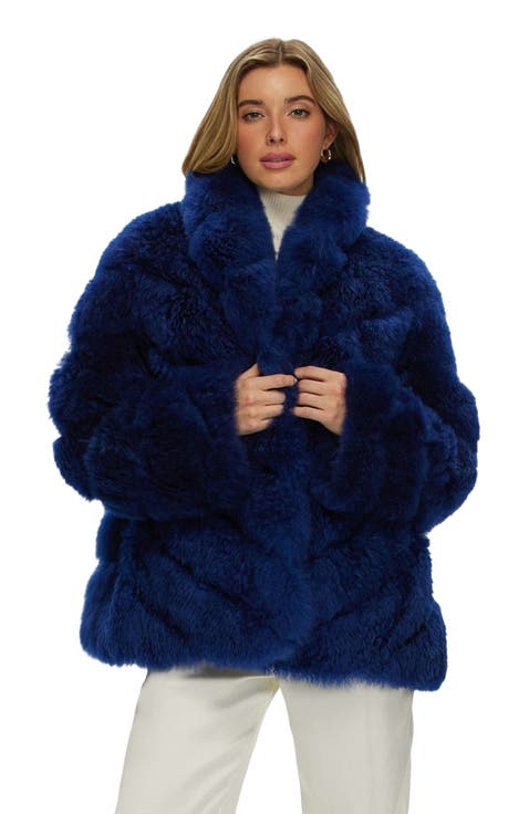 Select Cashmere Goat Diagonal Jacket