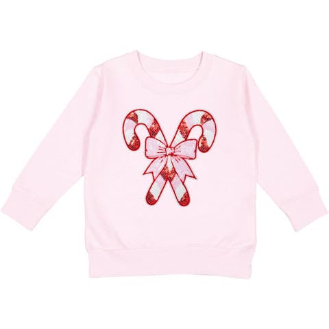 Candy Cane Patch Christmas Sweatshirt