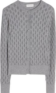 Dries Van Noten Tanguy Textured Merino Wool Cardigan