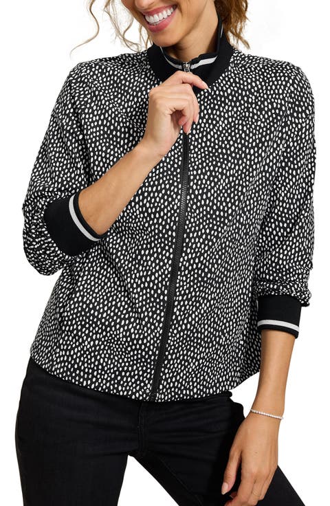 Aubrey Geo Tide IslandZone Full Zip Performance Sweatshirt
