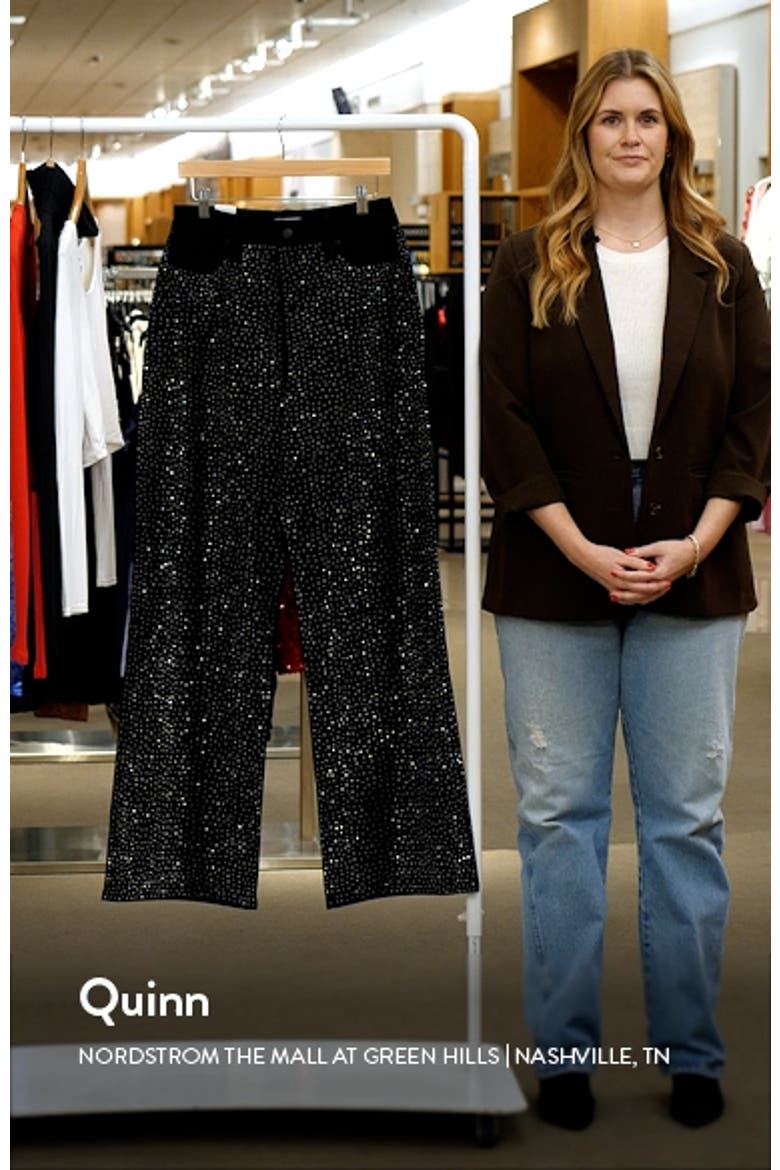 Good Ease Rhinestone Wide Leg Jeans video