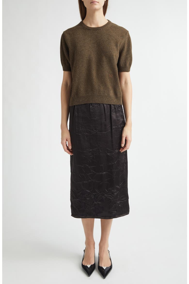 Short Sleeve Cashmere Sweater, Alternate, color, CASTAGNA CASTAGNA