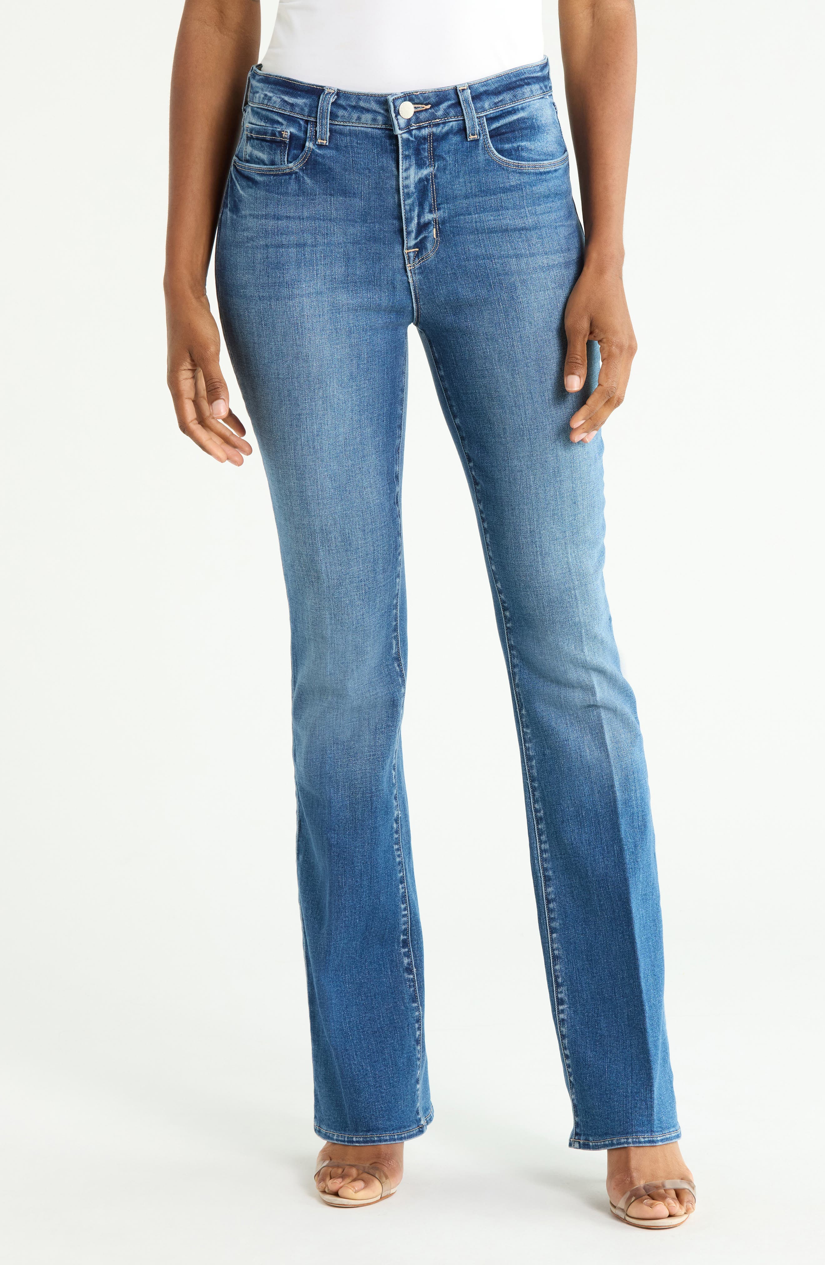 L'AGENCE Selma Sleek Baby Bootcut Jeans