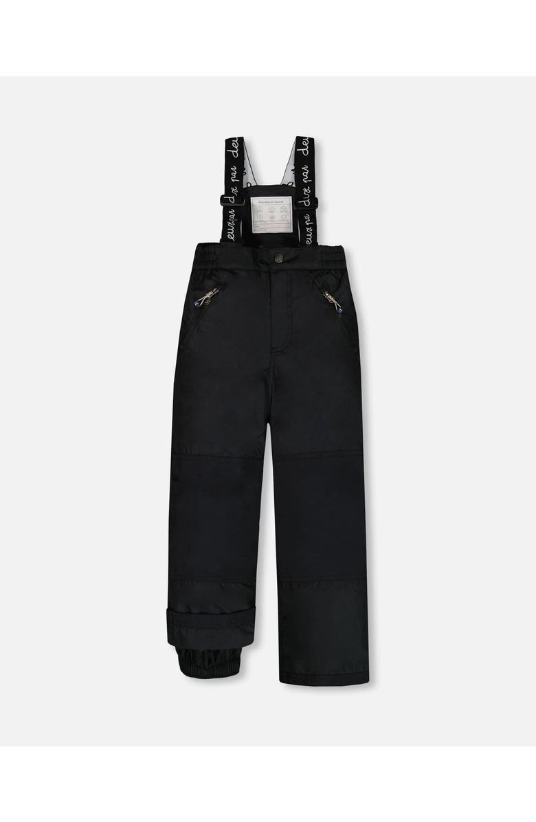 Deux par Deux Girl's Two Piece Snowsuit Printed Rainbow Leopard And Black, Alternate, color, 