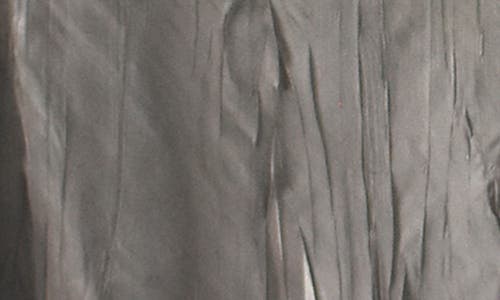 Komarov Sleeveless Charmeuse & Chiffon Cocktail Dress With Jacket In Gray