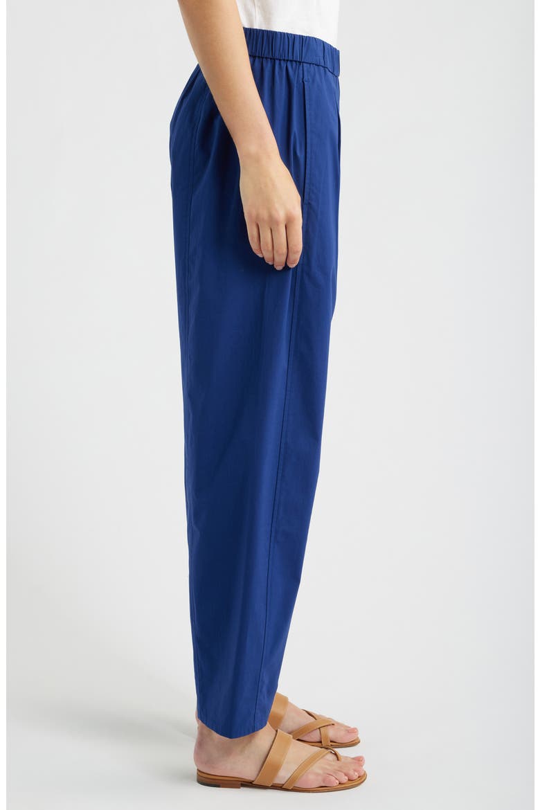 Stretch Organic Cotton Ankle Lantern Pants, Alternate, color, DEEP DIVE