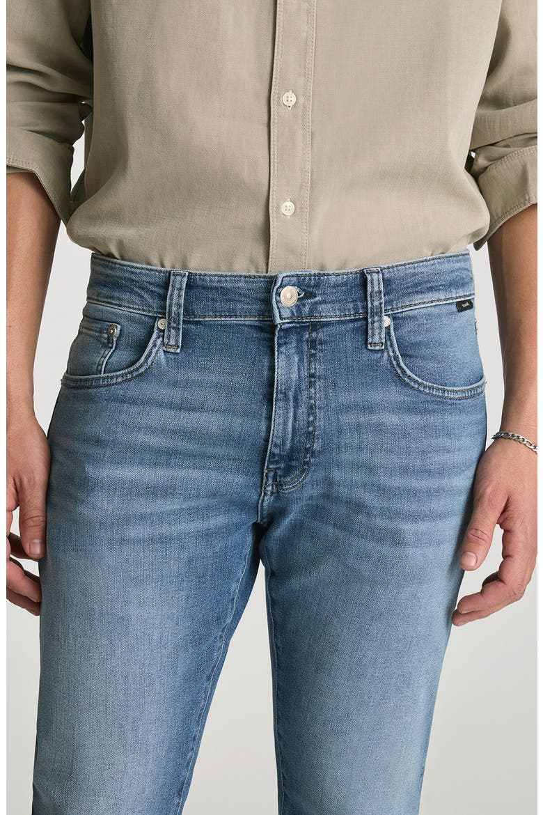 Marcus Slim Straight Leg Jeans, Alternate, color, LIGHT USED BRUSHED CLAS