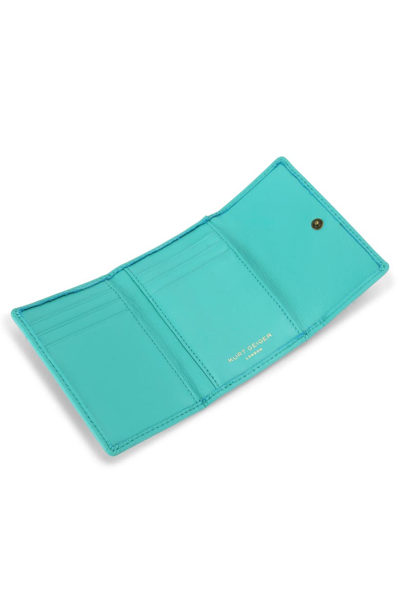 Kurt Geiger London Flap Multi Leather Trifold Card Holder, Alternate, color, 