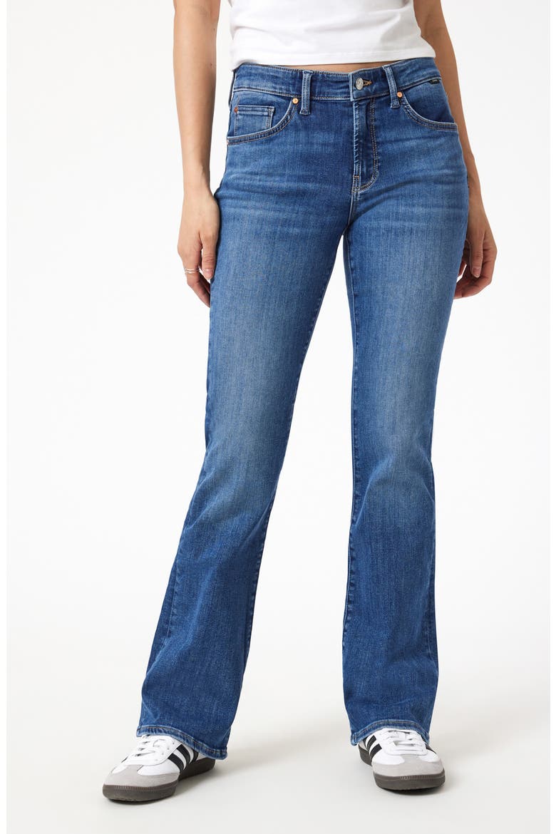 Molly High Waist Bootcut Jeans, Main, color, BRUSHED FLEX BLUE