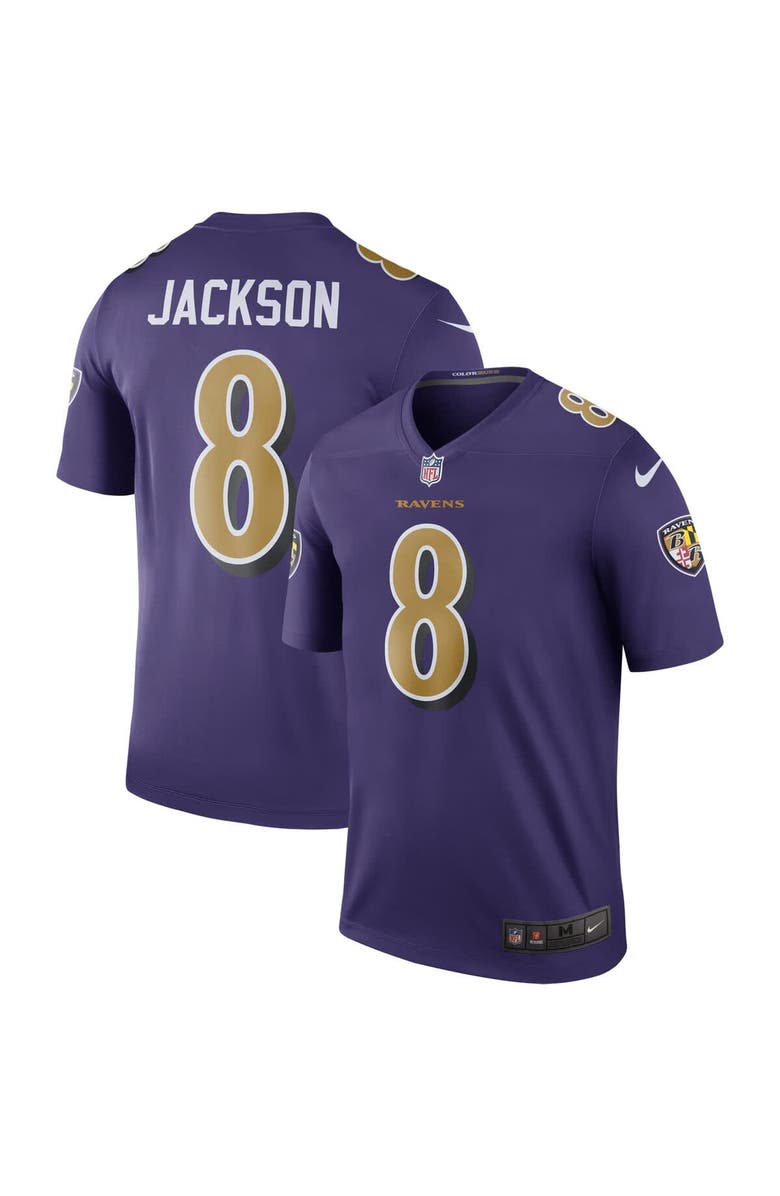 Nike Men's Nike Lamar Jackson Purple Baltimore Ravens Alternate Legend Jersey, Alternate, color, Purple