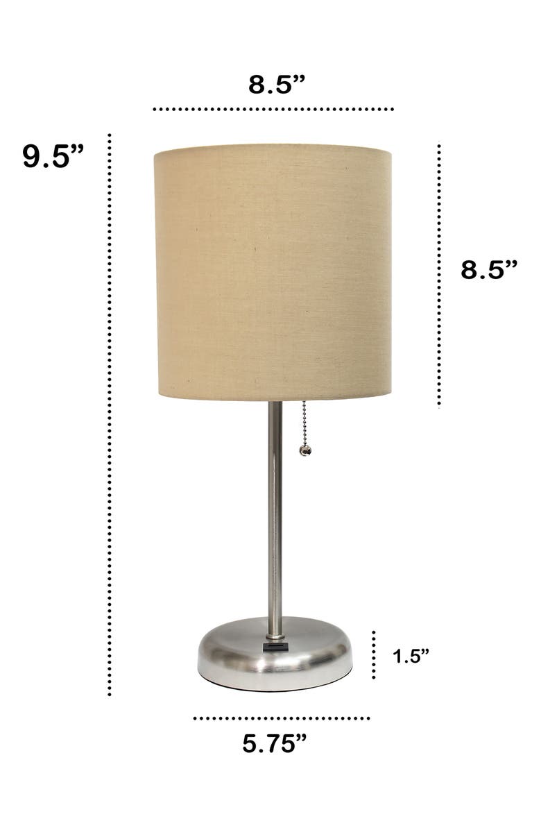 LALIA HOME USB Table Lamp, Alternate, color, 