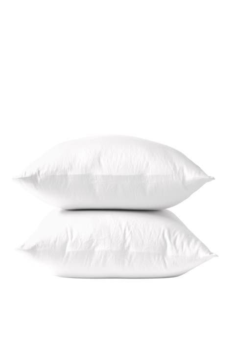 Set of 2 320 Thread Count Relaxed Organic Cotton Sateen Pillowcases
