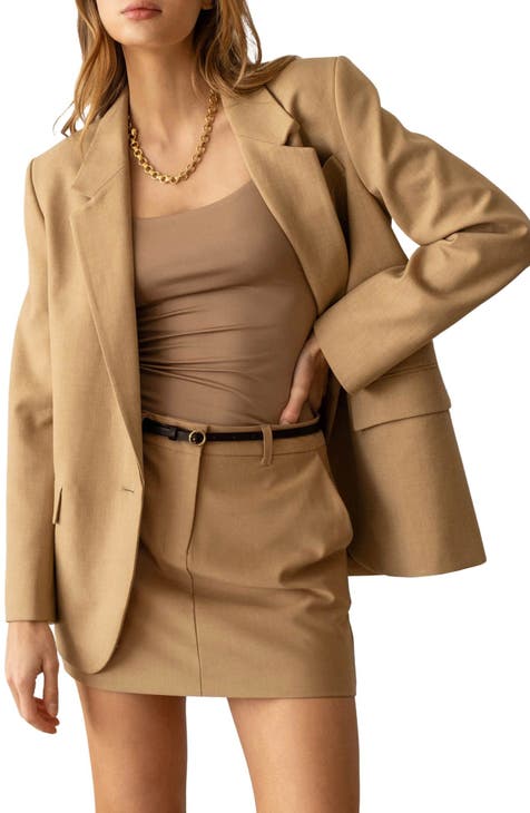 Notched Lapel Blazer