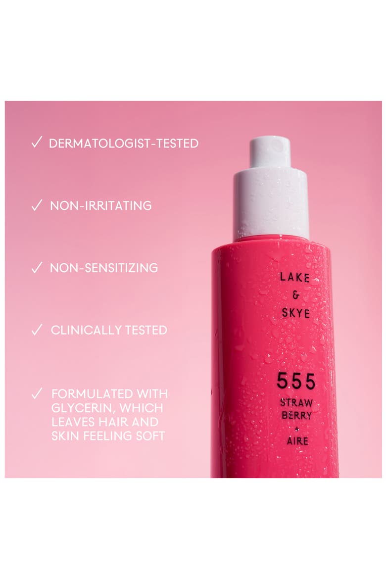555 Strawberry + Aire Hair & Body Mist, Alternate, color, STRAWBERRY AIRE