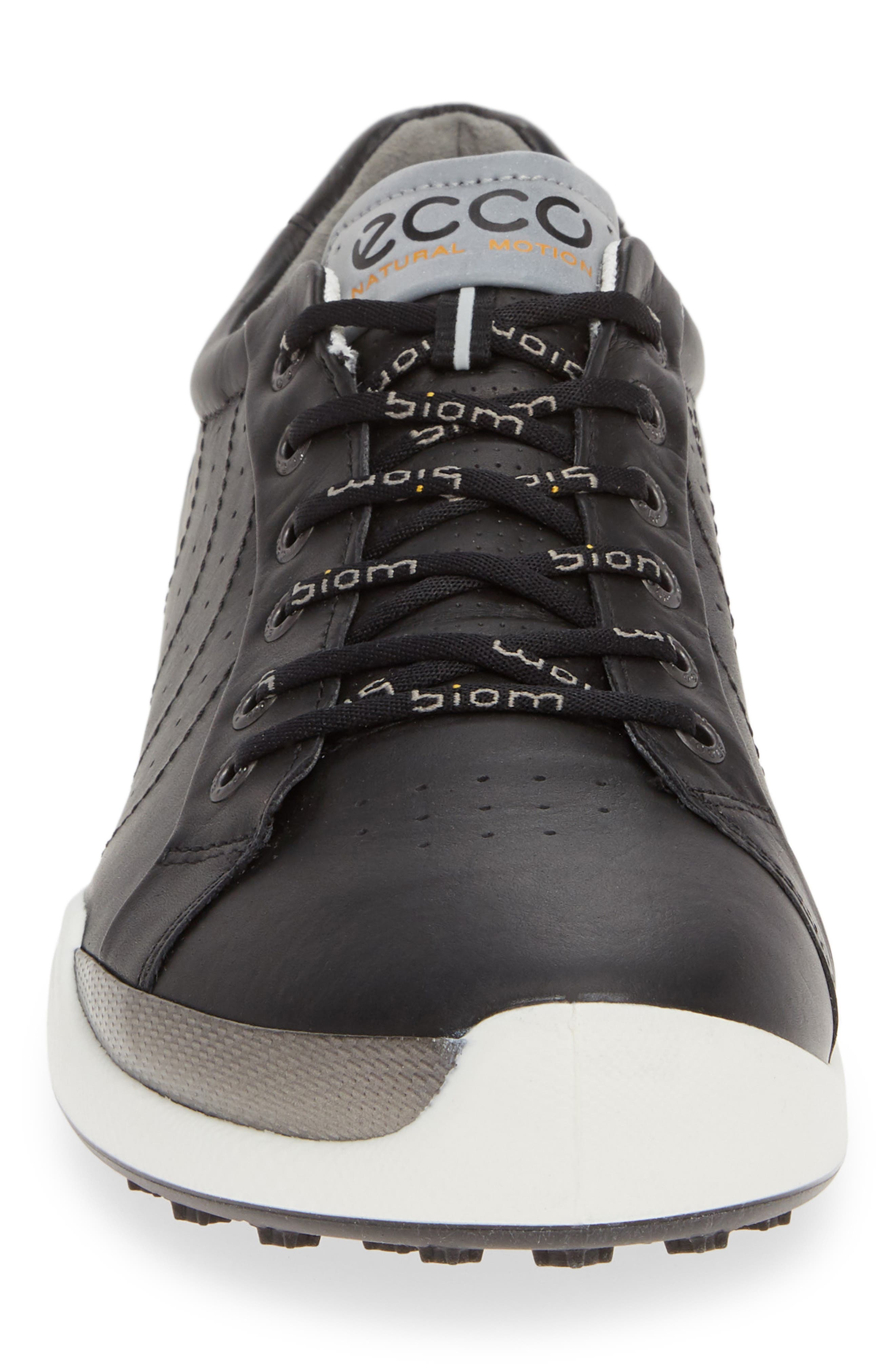 'Biom Hybrid' Golf Shoe, Alternate, color, BLACK LEATHER