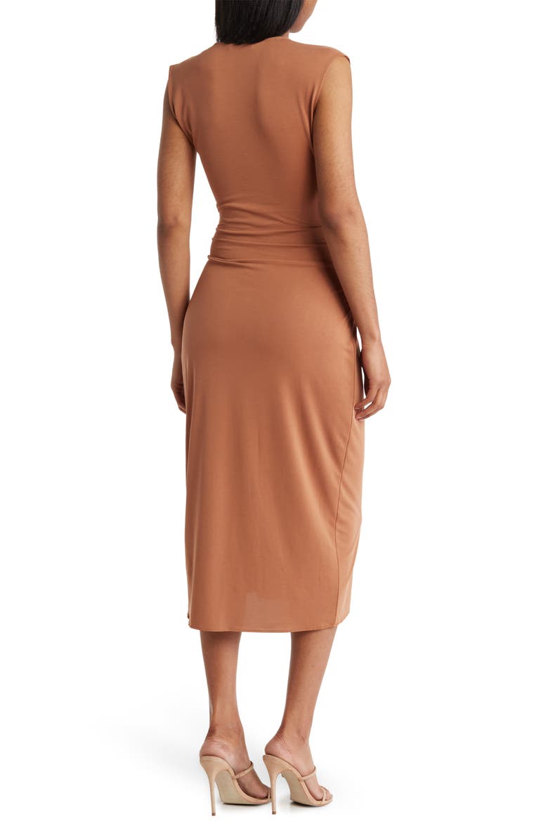 rag & bone Christy Drape Midi Dress, Alternate, color, 