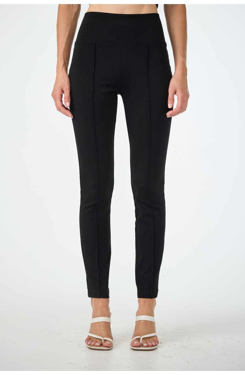 Trina Turk Rose Skinny Ponte Pant, Main, color, Black