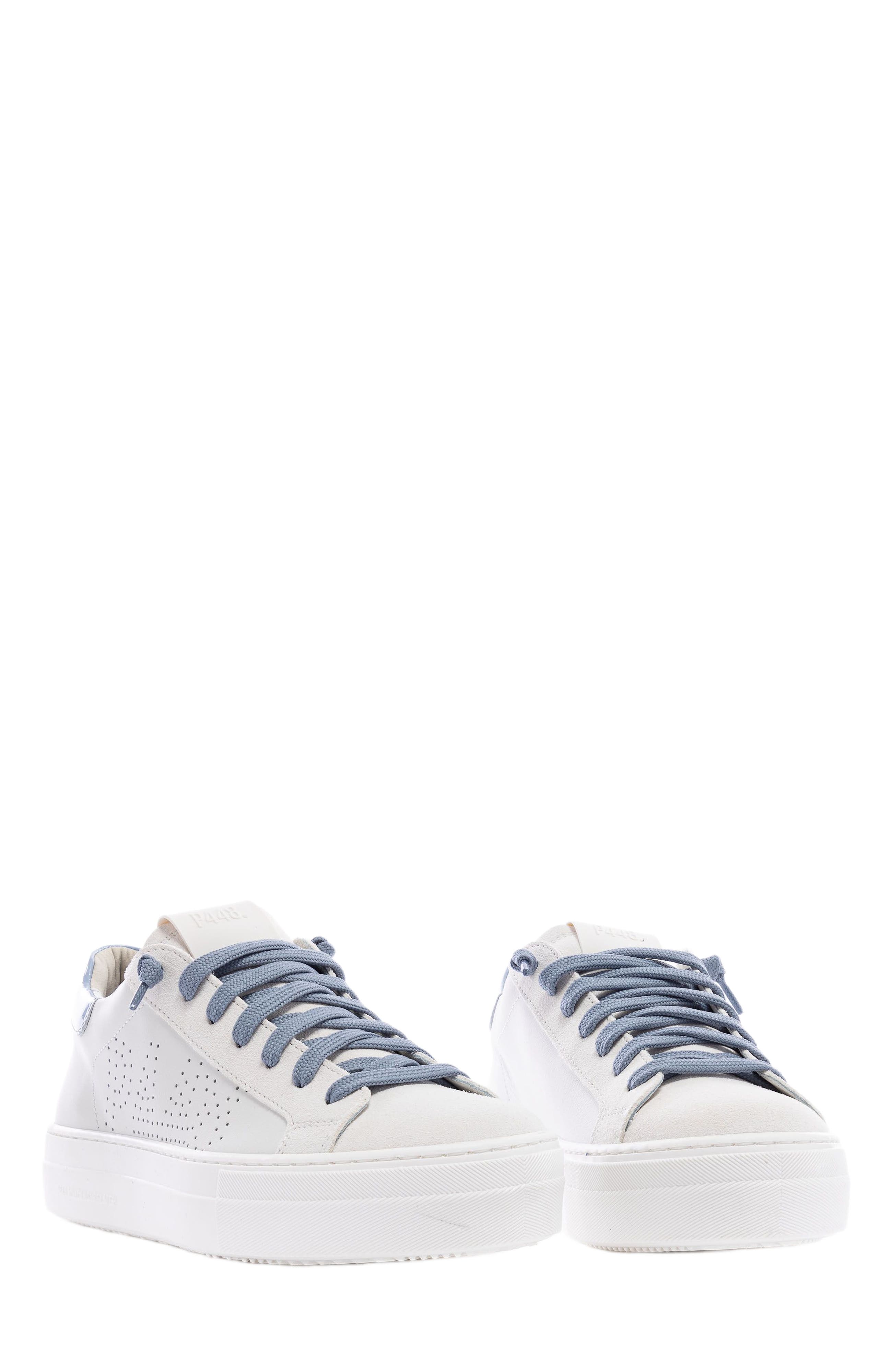 P448 Thea Platform Sneaker, Alternate, color, Sky