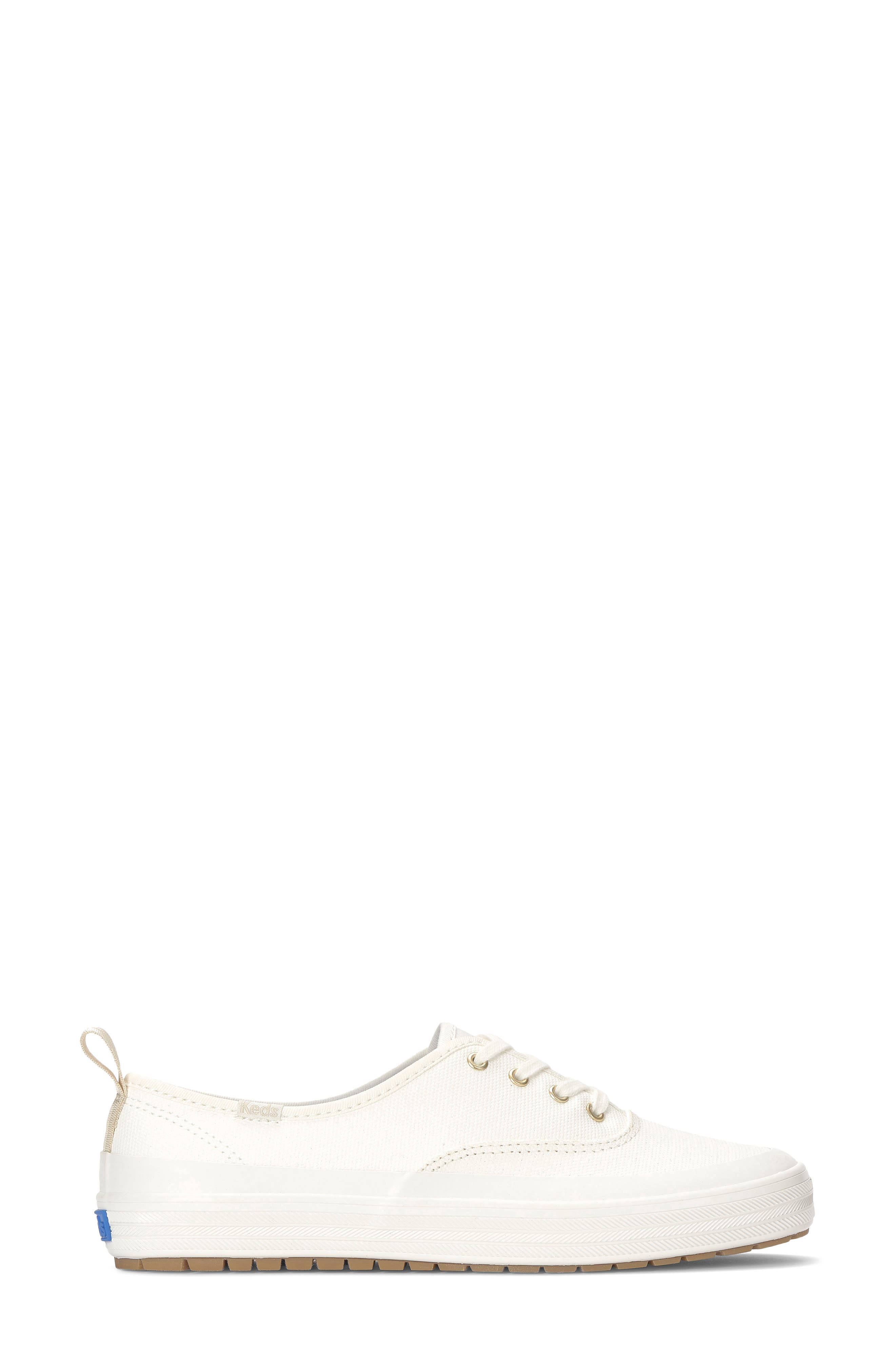 Lace-Up Sneaker, Alternate, color, SNOW WHITE