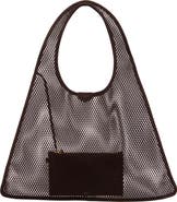 Alaïa One-Piece Mesh & Suede Shoulder Bag