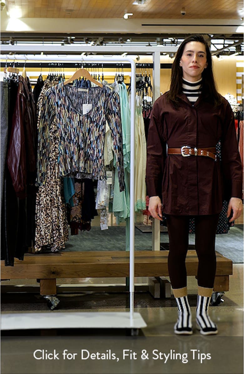 Rosalia Space Dye Cotton Knit Top, sales video thumbnail