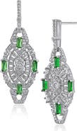 CZ by Kenneth Jay Lane Cubic Zirconia Drop Earrings