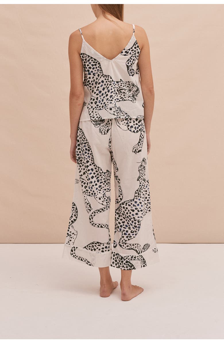 Desmond & Dempsey Cami & Wide Leg Set, Alternate, color, Jag Cream