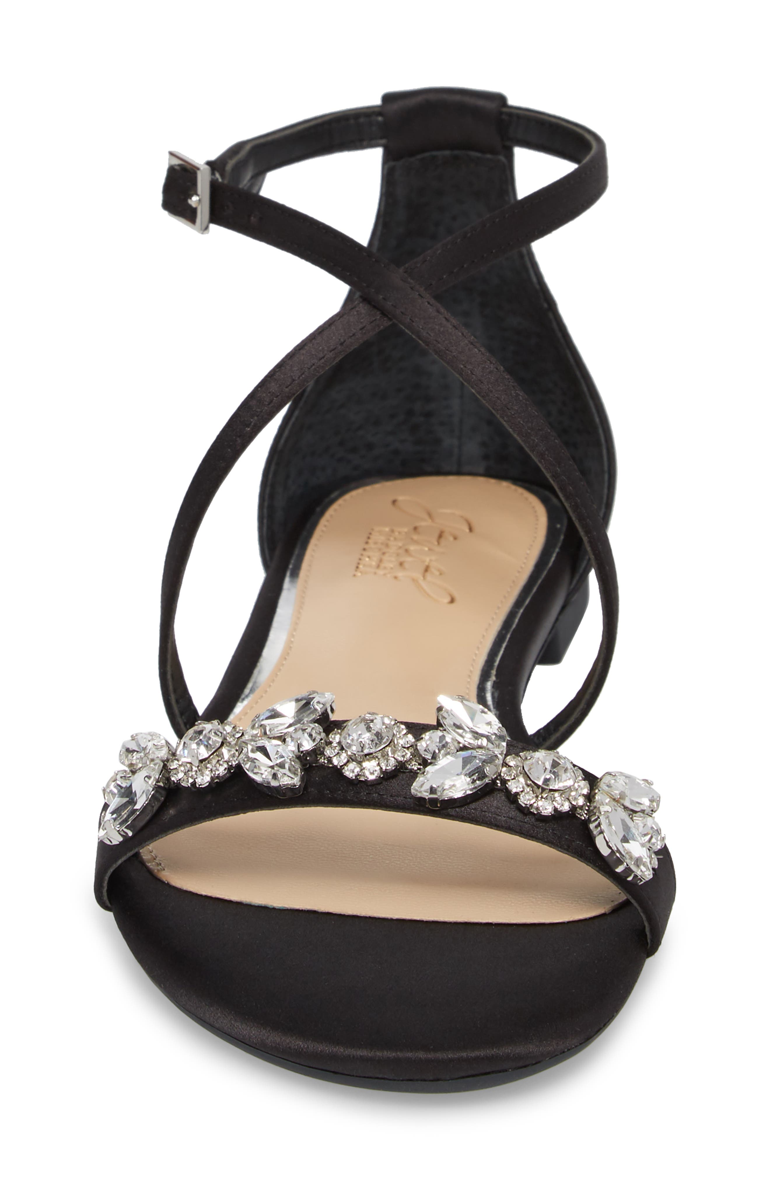 Jewel Badgley Mischka Tessy Embellished Sandal, Alternate, color, 