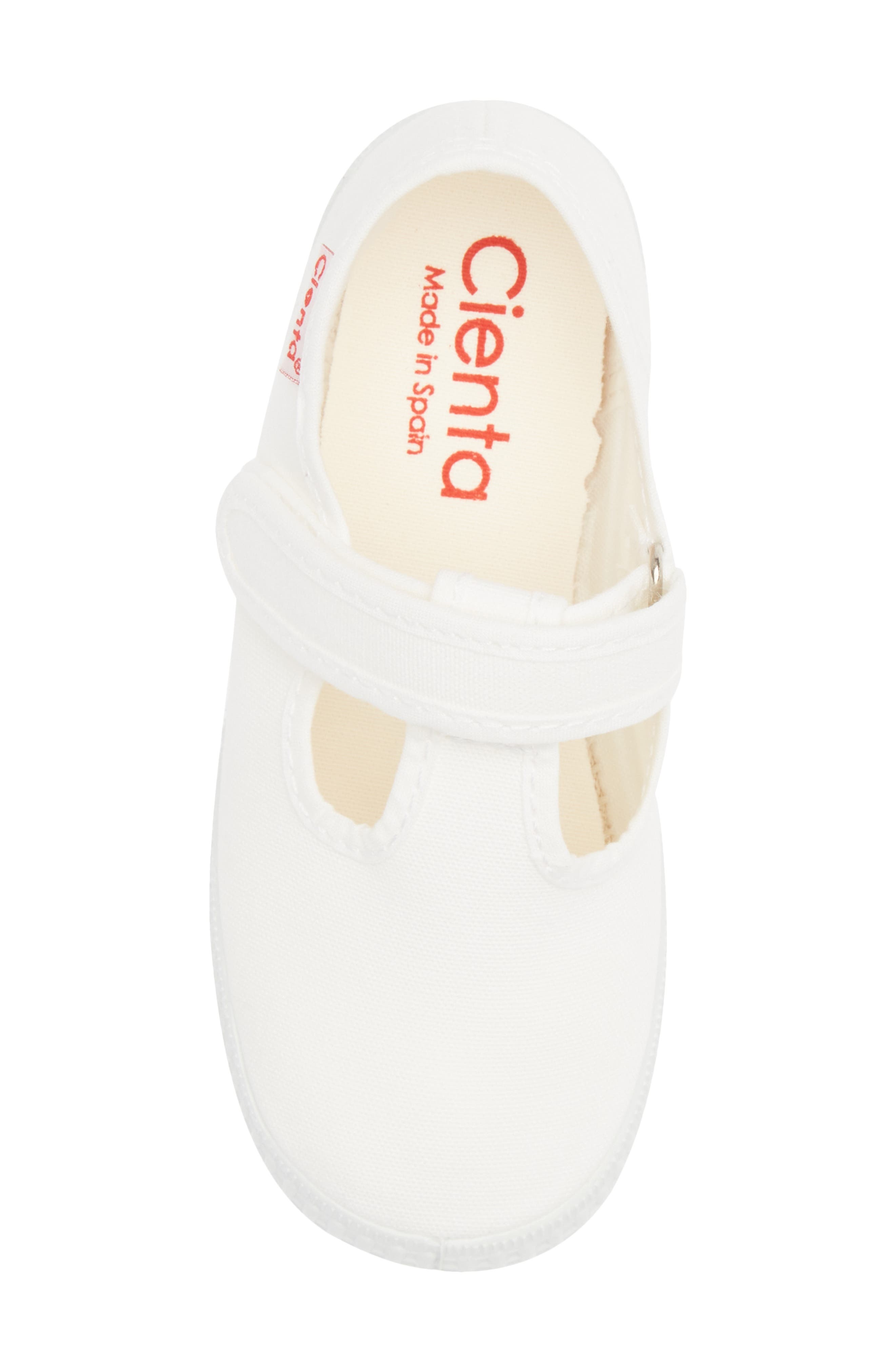 Cienta T-Strap Sneaker, Alternate, color, 