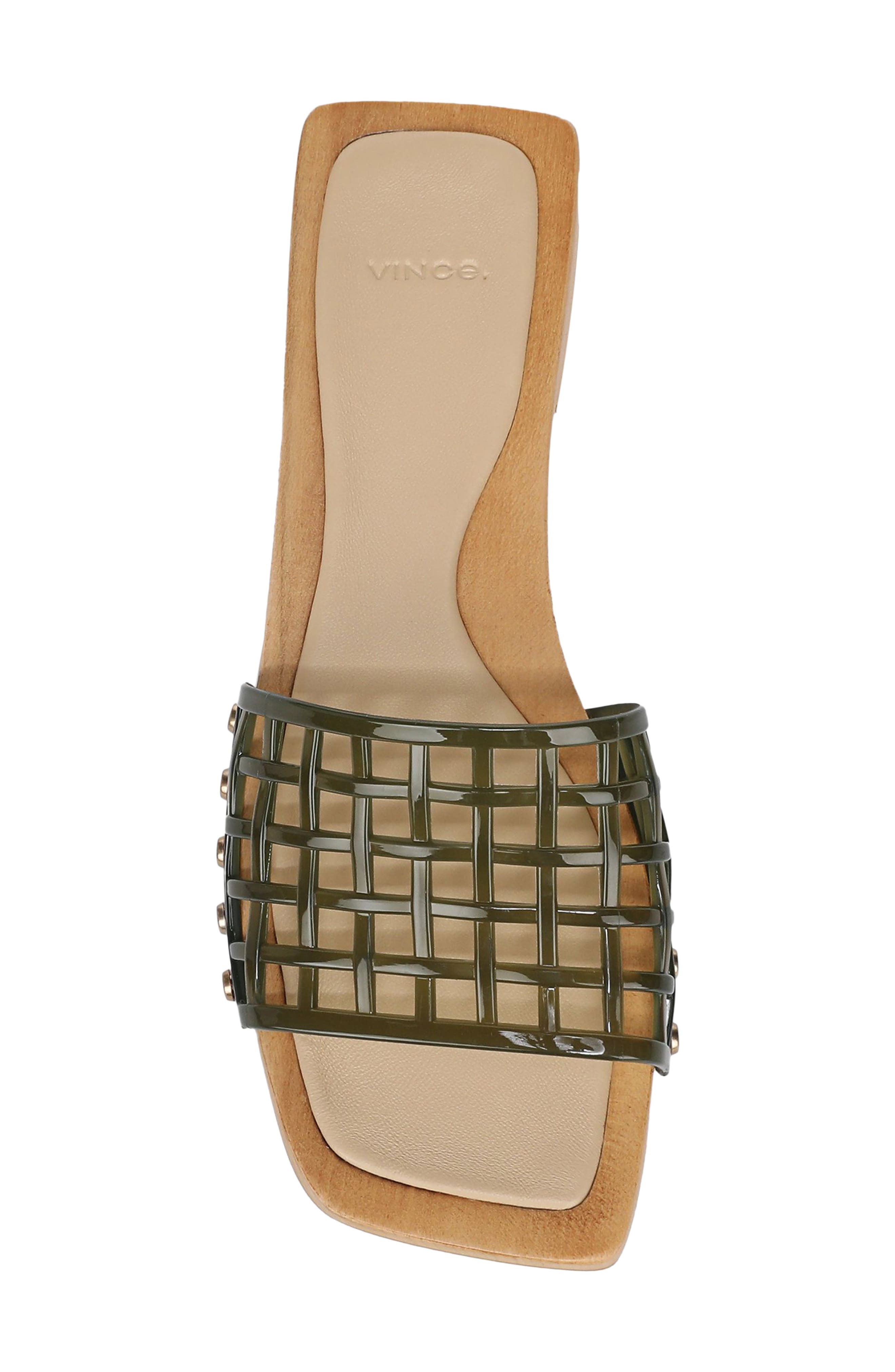 Barbara Jelly Slide Sandal, Alternate, color, CHIVE