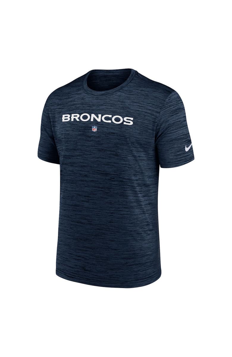 Nike Men's Nike Navy Denver Broncos Velocity Performance T-Shirt, Alternate, color, Navy