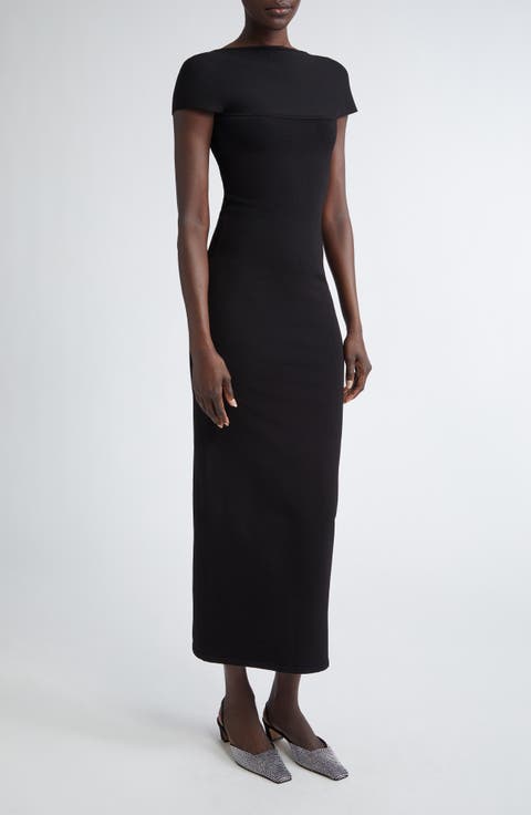 Khaite スリフレスサテントレス 5442386W386 200BLACK Khaite Official Website – KHAITE