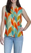 APNY Sleeveless Button-Up Shirt