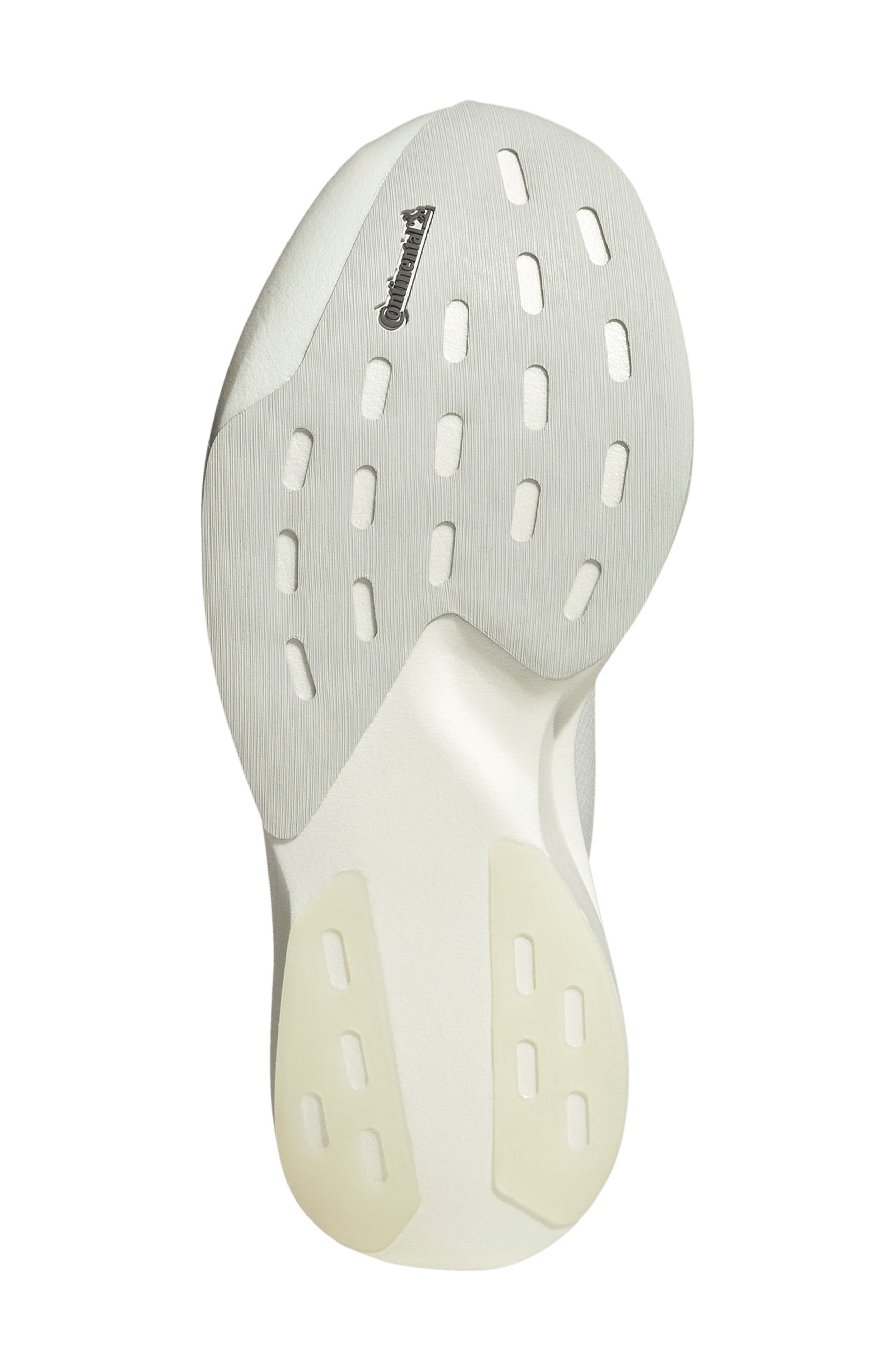 Adizero Evo SL Zip Running Shoe, Alternate, color, WHITE/ ZERO MET/ ORBIT GREY
