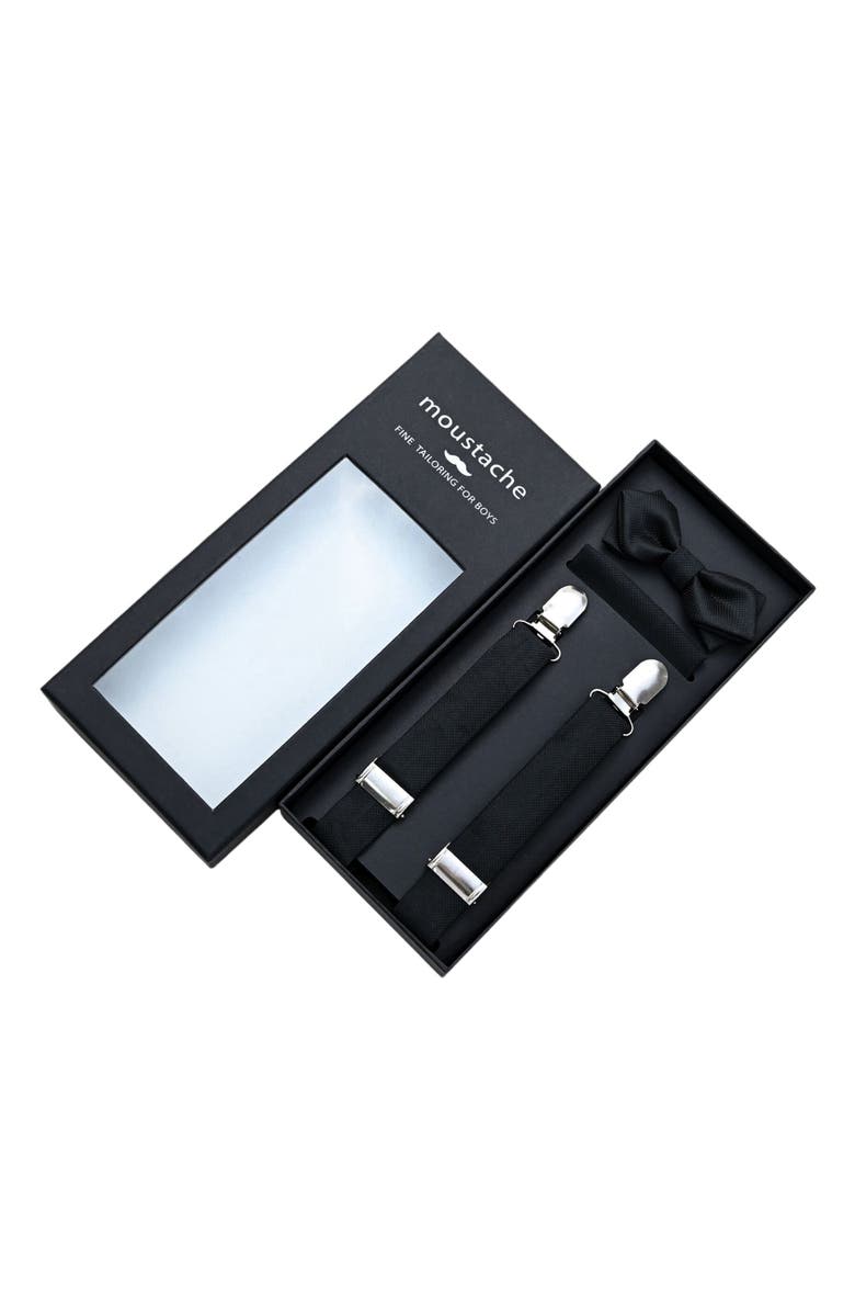 MOUSTACHE Crosshatch Suspender Set, Alternate, color, 