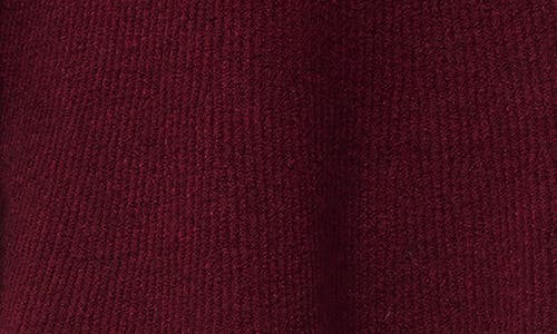 French Connection Vhari Sweater Miniskirt In Burgundy
