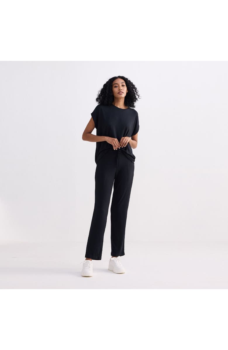 Reistor Relaxed Tee in Black, Alternate, color, Black