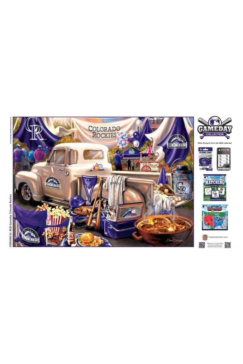 Colorado Rockies Gameday 1000pc Puzzle, Alternate, color, Multicolor