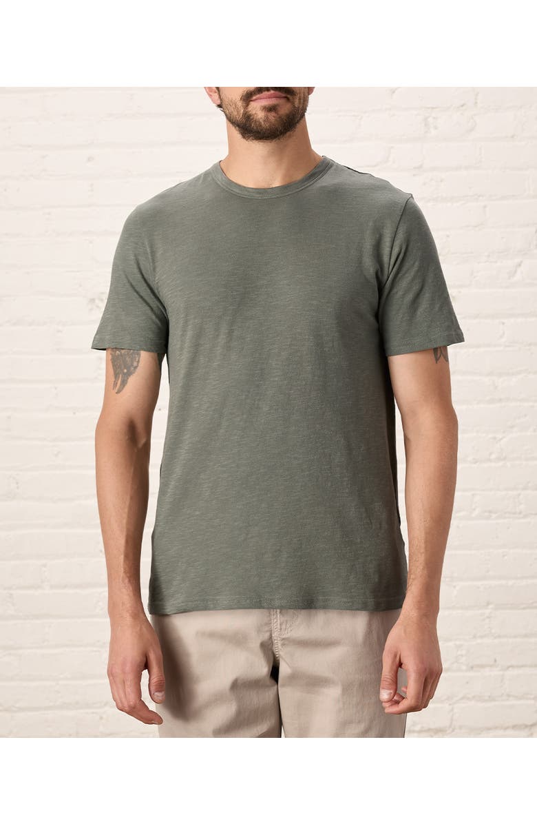 Pact Organic Cotton Featherweight Slub Crew Tee, Alternate, color, Castor Grey