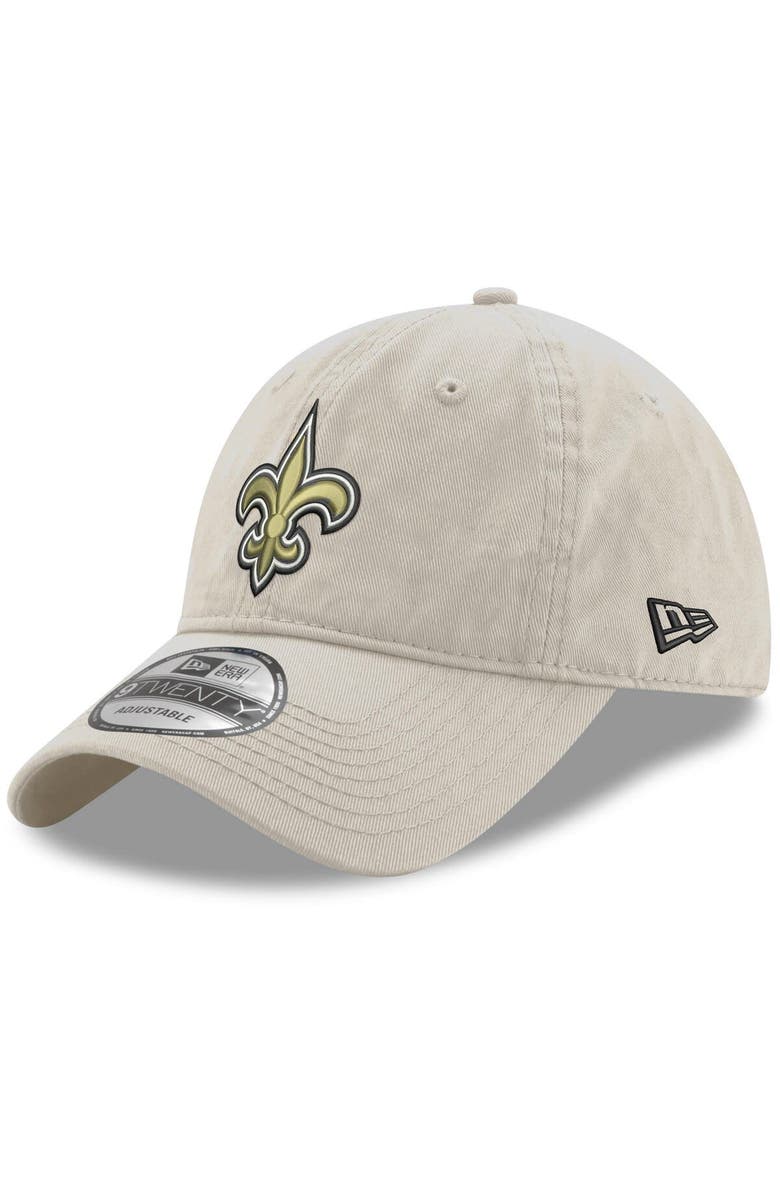 New Era Men's New Era Khaki New Orleans Saints Playmaker 9TWENTY Adjustable Hat, Main, color,