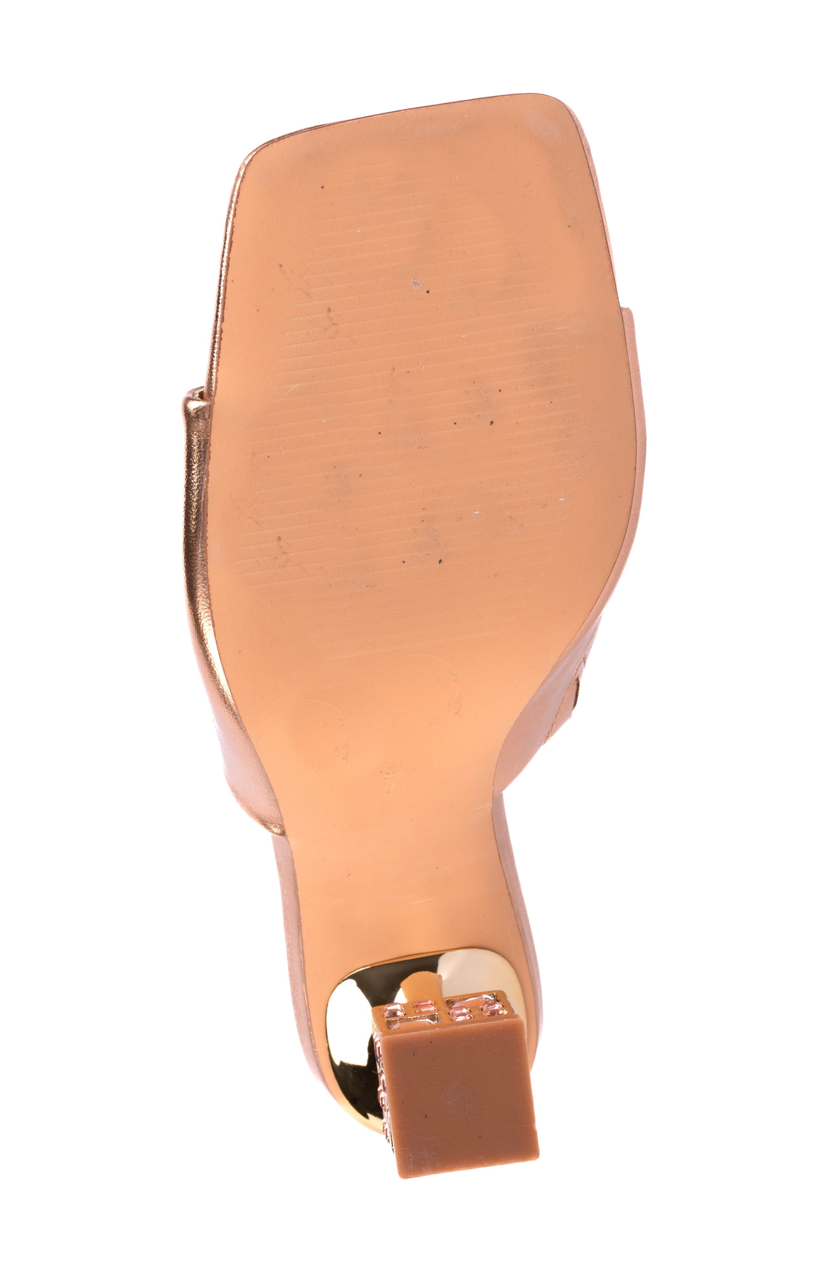 Casino Slide Sandal, Alternate, color, ROSE GOLD