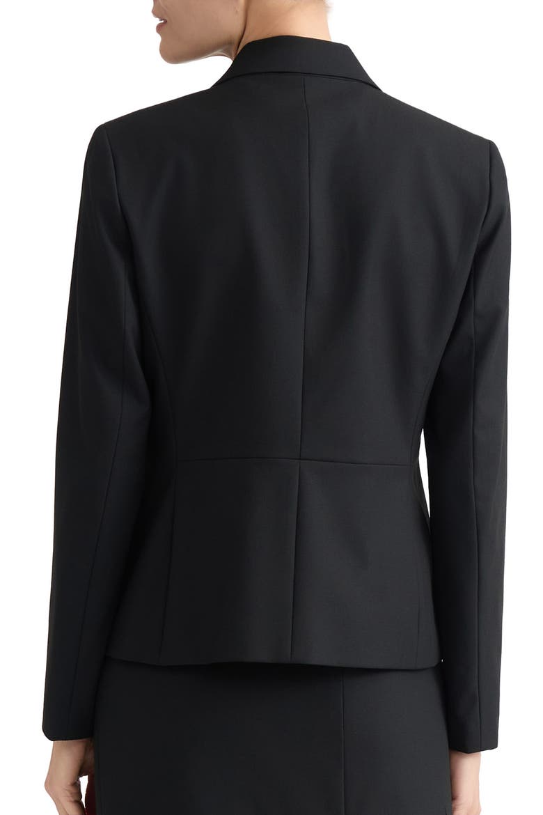 Two-Button Blazer, Alternate, color, BLACK
